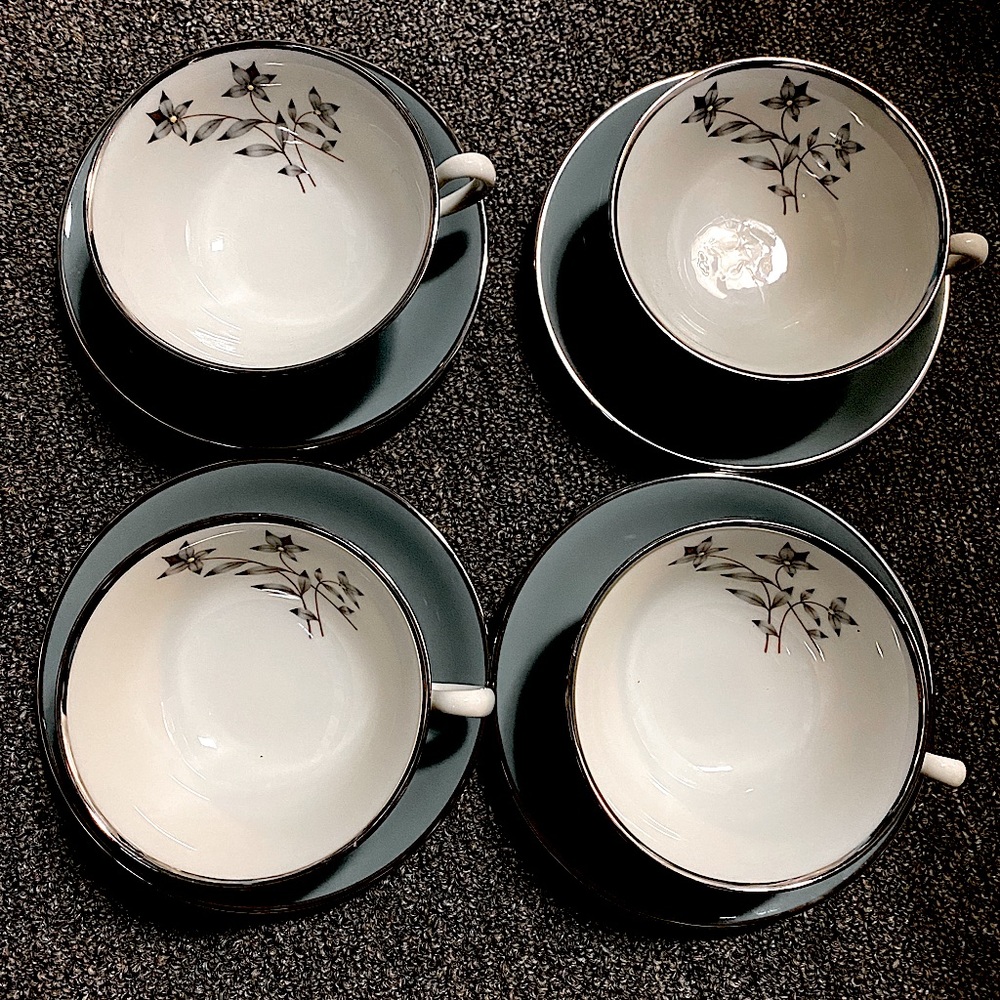 Vintage Kingsley Lennox China Tea Cup sets (8)
